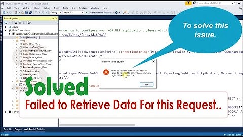 Failed to retrieve data for this request at expanding Table folder in SQL