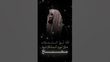 محمد اللحيدان || سورة النور { ٣٥ } #المصحف #قرآن #محمد_اللحيدان_حالات_واتساب_قرآن