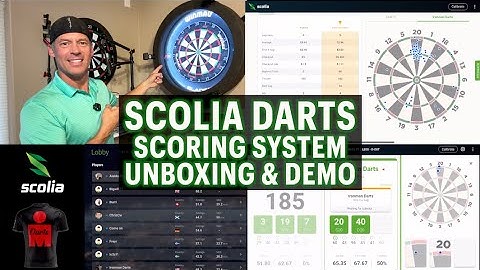 My New Scolia Home System is HERE! Automatic Darts Scoring System