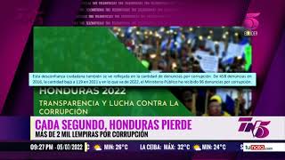 Honduras pierde cada segundo más de L 2 mil por corrupción, según informe de la ASJ