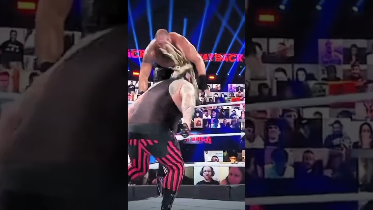 PAYBACK 2020 The Field vs Roman Reigns vs Braun Strowman 