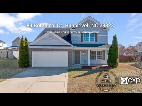 89 Botanical Ct, Bunnlevel, NC home video tour
