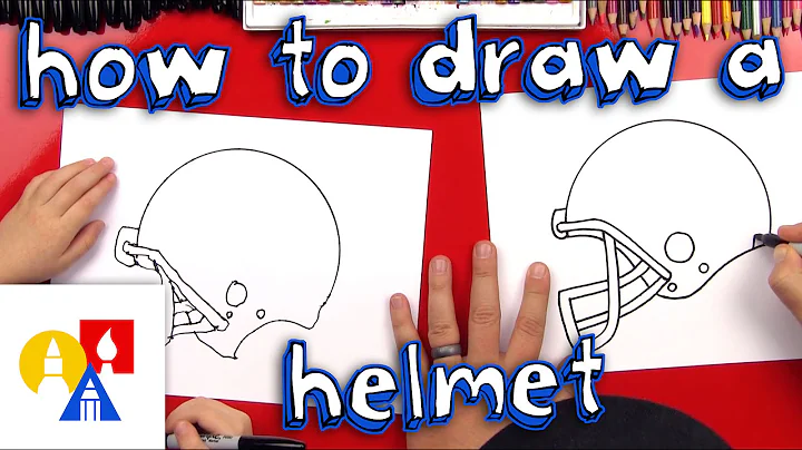 How To Draw A Football Helmet