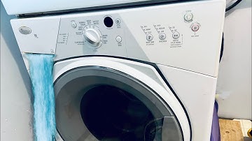 Washer leaks from soap dispenser