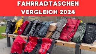 FAHRRADTASCHEN Vergleich 2024 - 14 NEUE & ALTE Modelle 3 in 1, 2 in 1, Rucksack & innovative Taschen