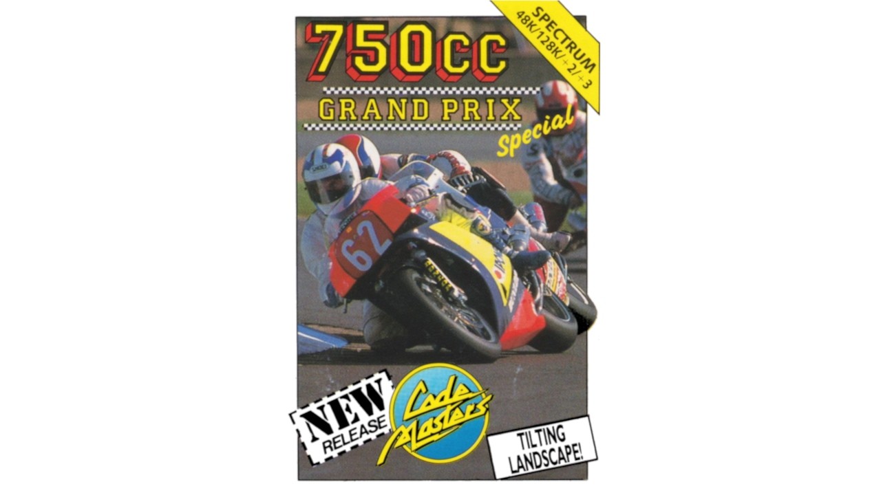 ZX Spectrum - 750cc Grand Prix 'Title & Gameplay' - YouTube