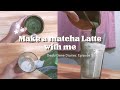 Deobigene diaries episode 5 make a matcha latte with me