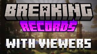 🟢 BREAKING RECORDS WITH VIEWERS! Java and Bedrock! !commands