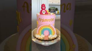 Care Bears are BACK BABY 💕🌈 #cake #carebears #cakedecorating