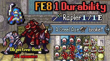 FE8 1 Durability Step 11: Spend a massive amount of funds to rout the Phantom Ship with steel axes