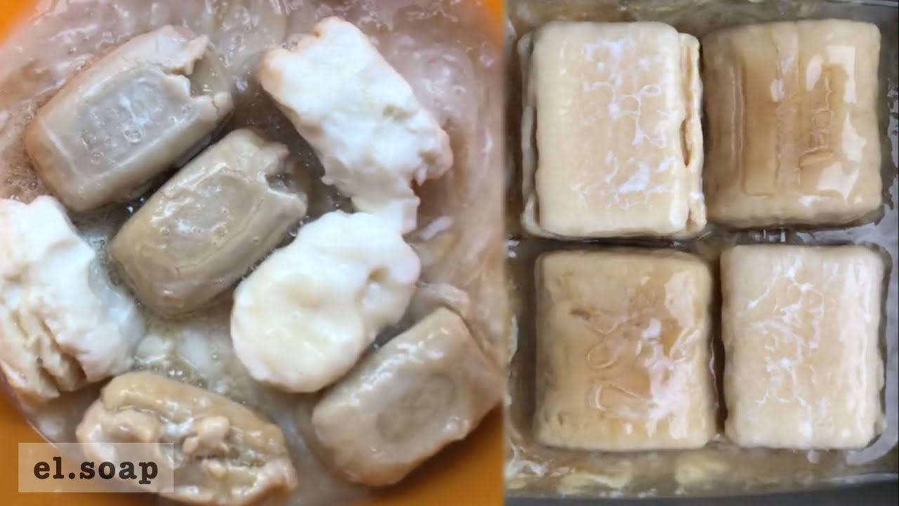 [IG : el.soap] Tar brown mushy soaked soap edit compilation 30 minutes