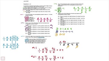June 2007 LSAT Logic Game 1 Question 4