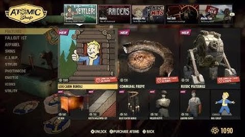 Fallout 76 May 12th Atomic Shop