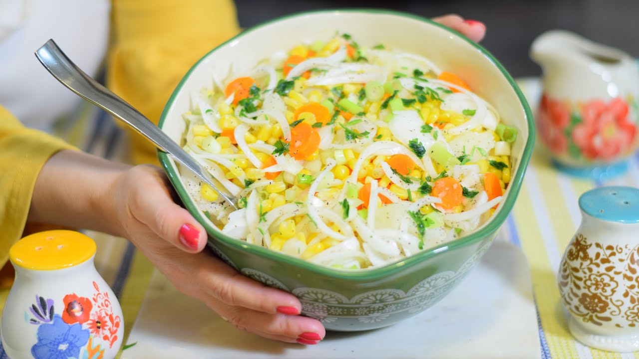 Posna sarena salata - Fasting colorful salad