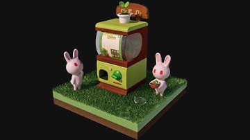 Autodesk maya 2023 Tutorial Vending Machine Part 2