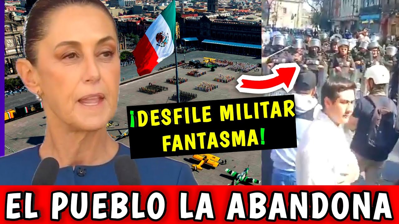 !Desfile Fantasma! el Pueblo abandona a Claudia