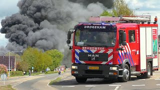 [20/05/2021][Grip1 & peloton] Vele brandweervoertuigen naar zeer grote brand in Noardburgum