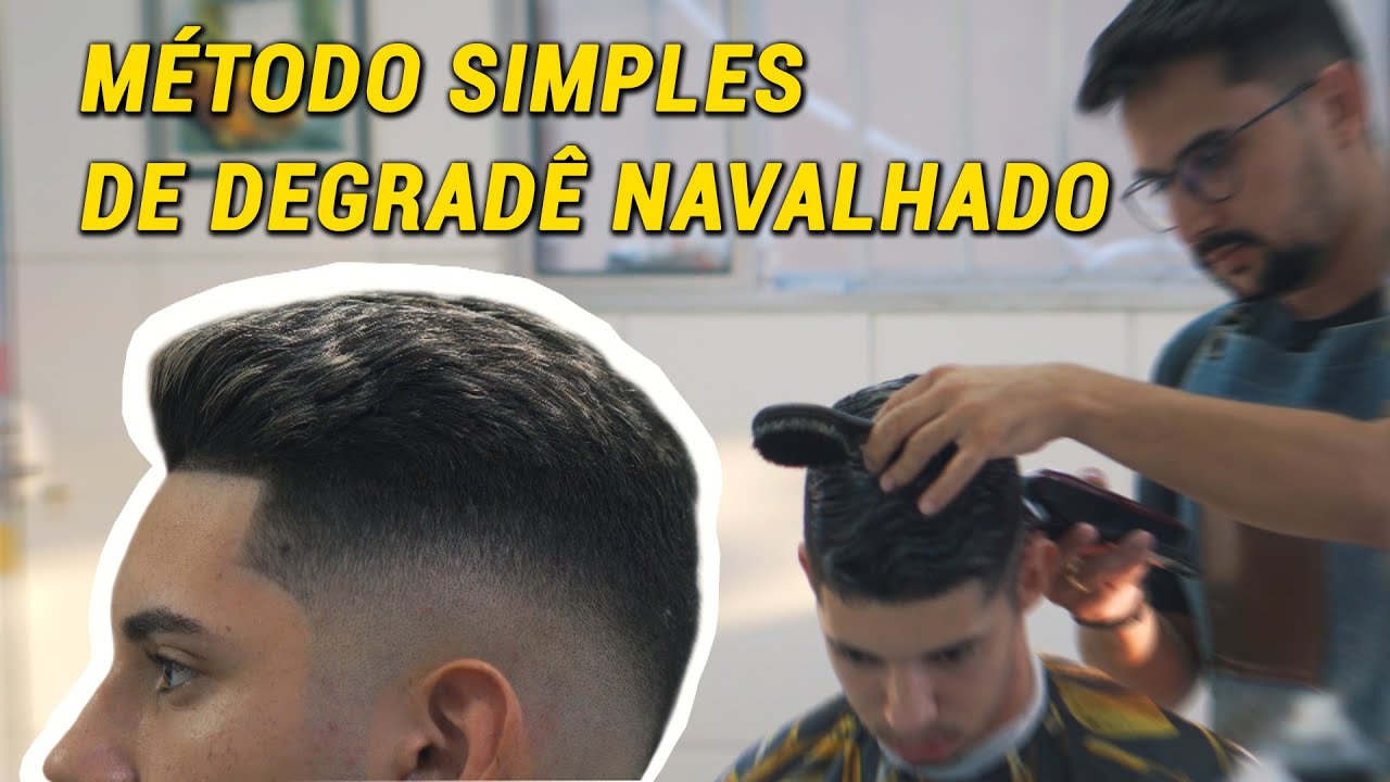 CORTE DEGRADÊ NAVALHADO - FORMA MAIS FACIL 