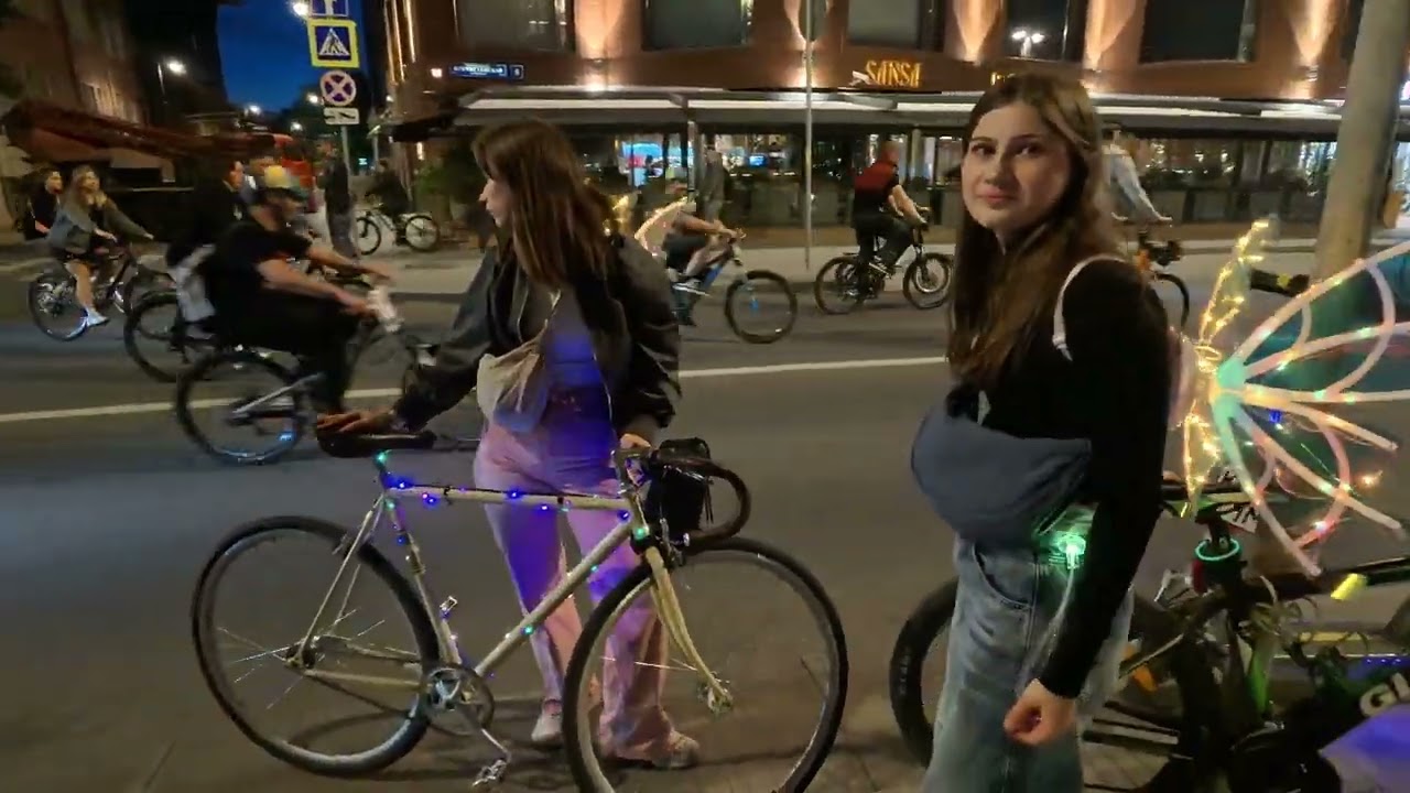 МОСКОВСКИЙ НОЧНОЙ ВЕЛОФЕСТИВАЛЬ 2025. MOSCOW NIGHT BICYCLE FESTIVAL.