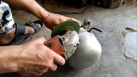 Cắt Máy nén tủ lạnh.chế bơm hơi