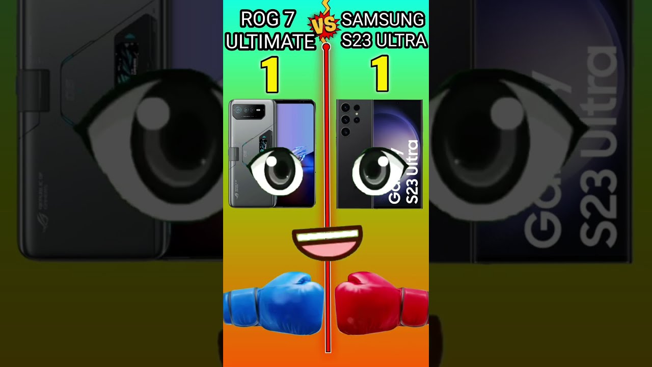 Asus Rog Phone 7 Ultimate V S Samsung S23 Ultra Comparison Trending Youtubeshorts Shorts