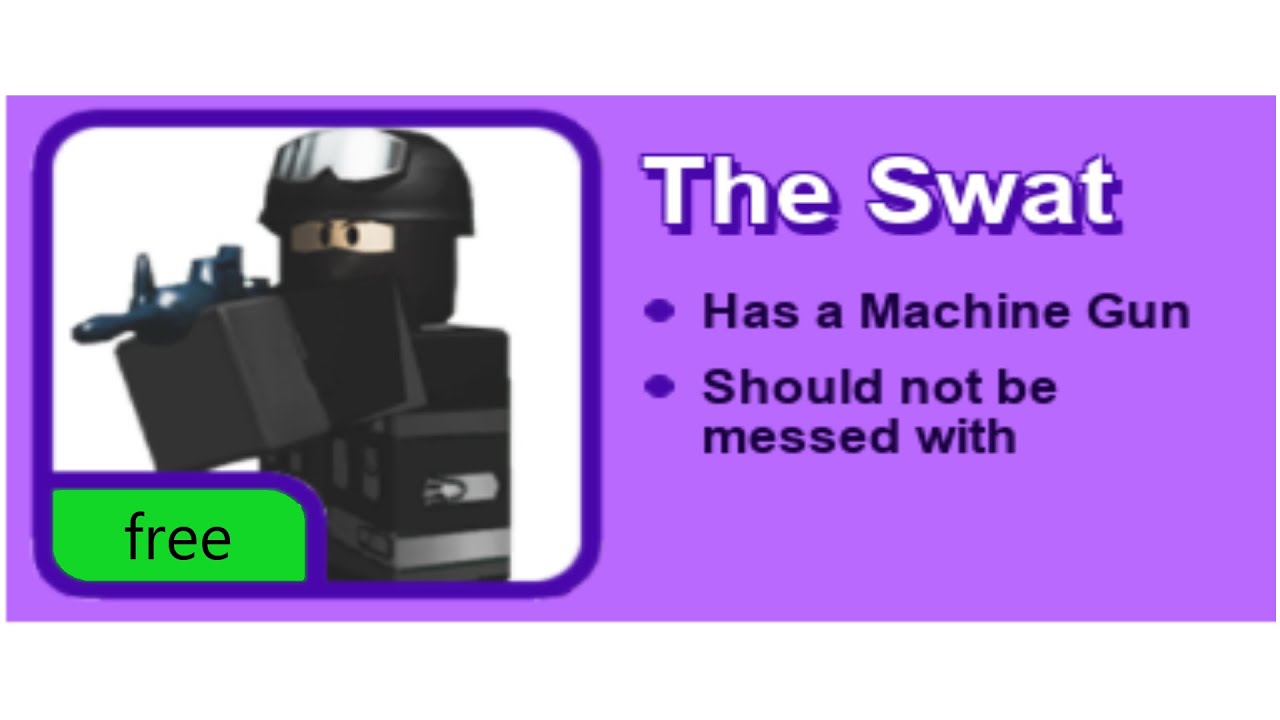 Roblox break in how to get FREE swat gun(NOT CLICKBAIT NO JOKE MUST