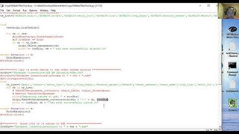 Convert Access accdb tables to Oracle tables by arcpy