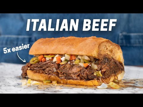 The EASIER  BETTER Way to Make Chicago Italian Beef Sandwiches