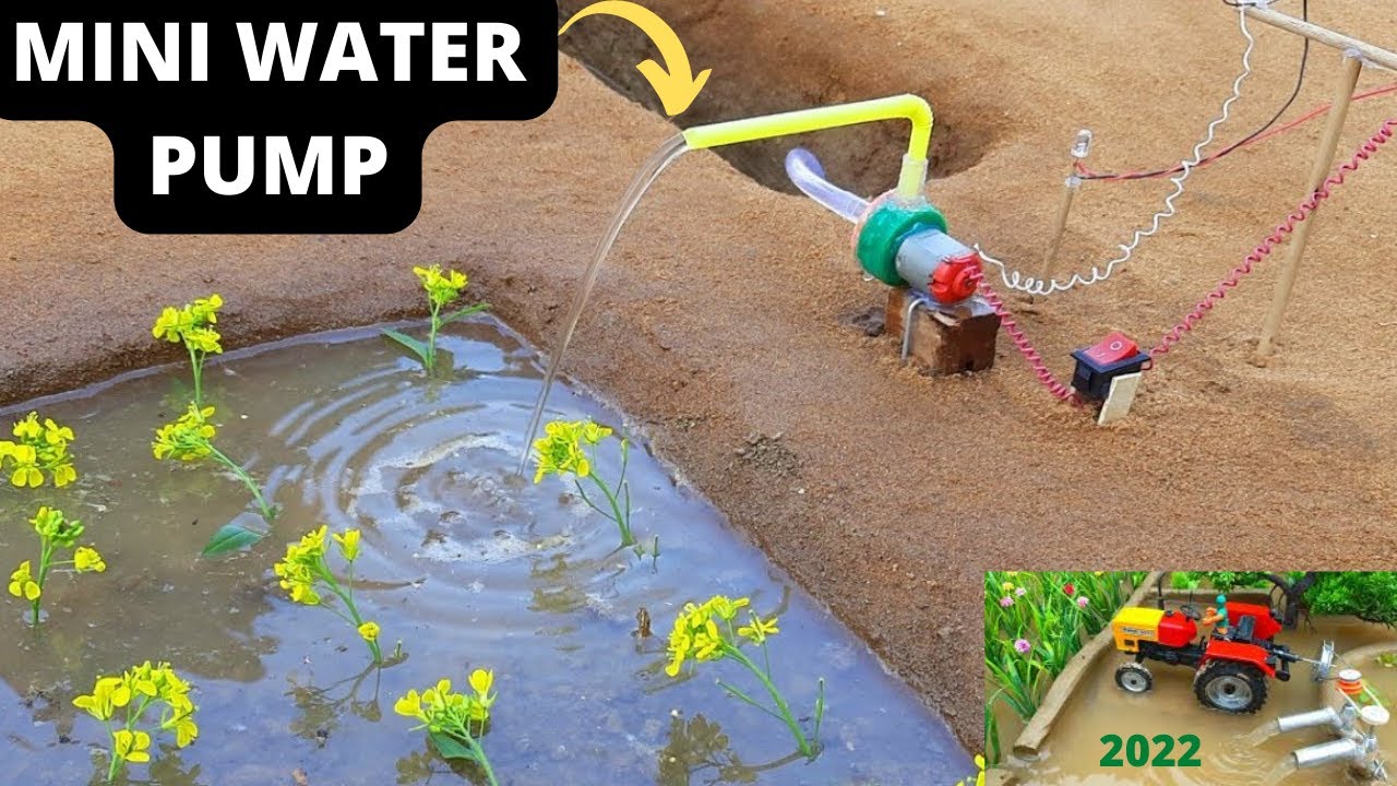 How To Make Mini Water Pump at Home With 4 Volt Dc Motor Mini ...