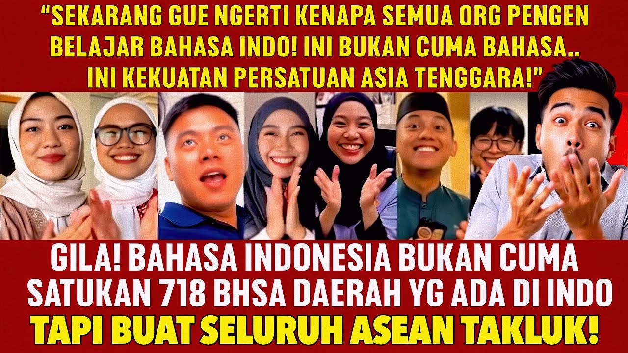 “INI GILA‼️ Bahasa Indonesia Bikin 718 Daerah & SELURUH ASEAN TAKLUK TOTAL!” #indonesia 