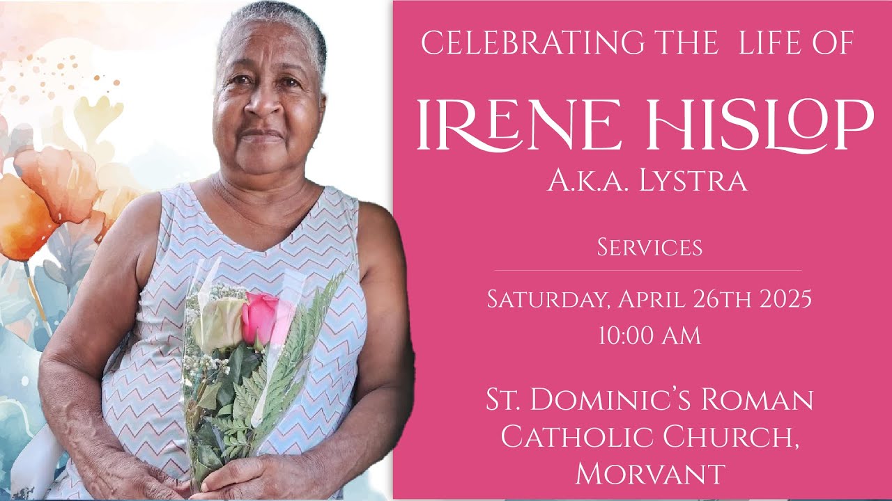 The Funeral Service of Irene Hislop A.k.a. Lystra - YouTube