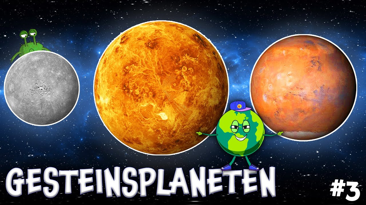 Die ersten 4 Planeten des Sonnensystems 🌍 Lehrfilm für Kinder