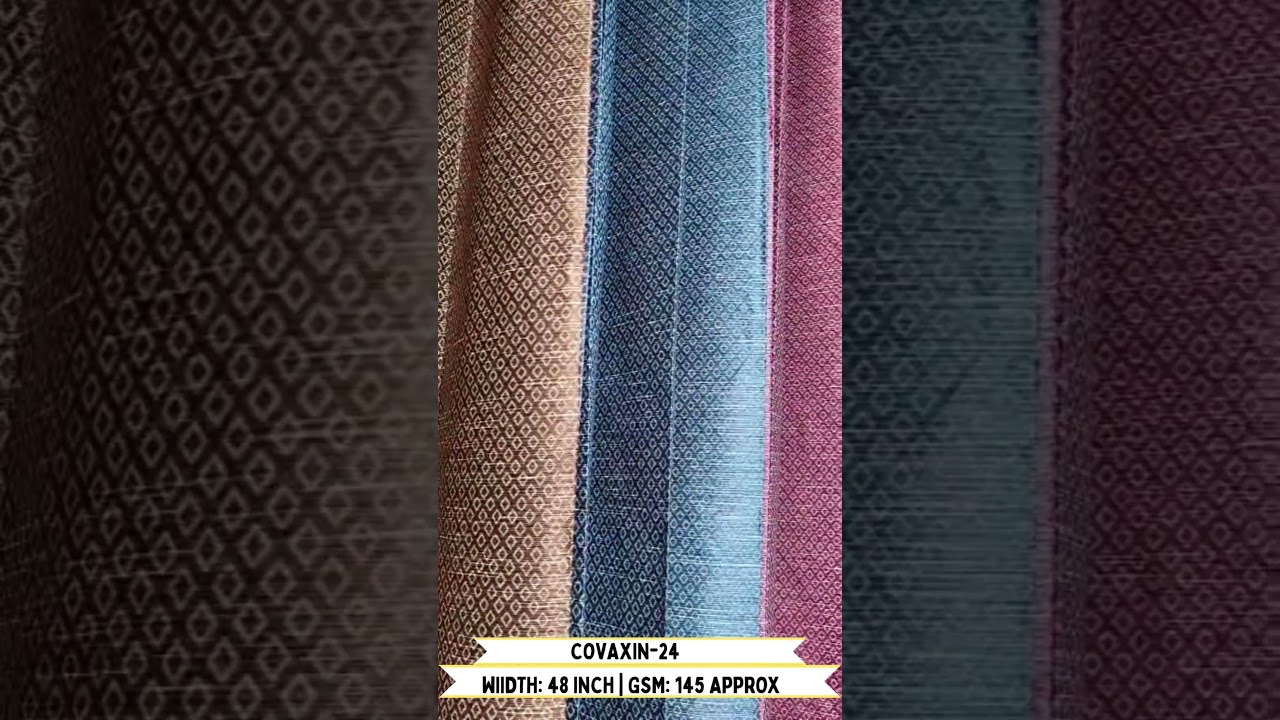 Covaxin 24 – Stylish Digital Print Curtain Fabric |  Premium Collection by Daga Group