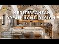 Sculptural Arches, Natural Materials &amp; Warm Modern Living Space | Luxury Mediterranean Interiors