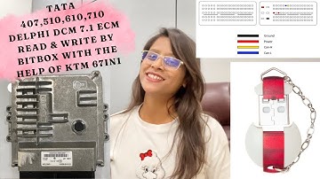 TATA 407,510,610,710 Delphi dcm 7.1 ecm Read & Write By BITBOX with the help of ktm67in1 #delphi7.1