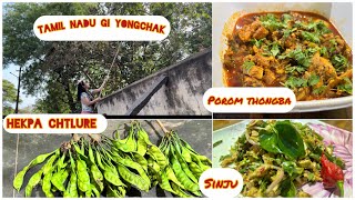 Yongchak macha singju Tamil Nadu gi |Porom thongba @snakehead fish curry( Manipuri style)#manipuri