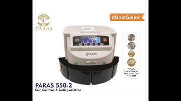 Coin Counting & Sorting Machine PARAS -550-2