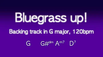 Bluegrass up! Bluegrass uptempo backing track, G major, 120bpm. Play along and enjoy!