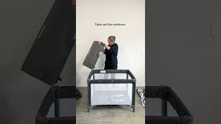 How to assemble the Quest Portacot, including the bassinet level