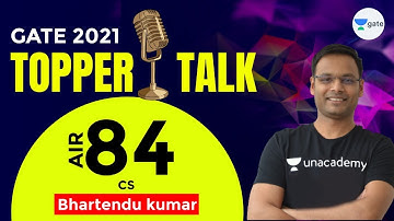 Toppers talk | AIR 84 | GATE 2021 Computer Science | Vishvadeep Gothi Sir