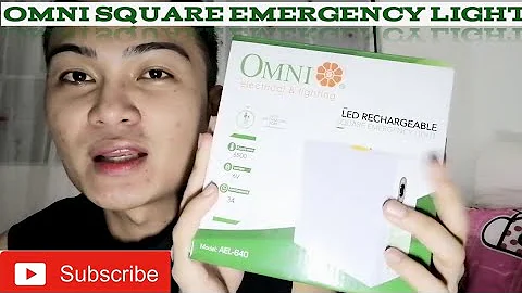 OMNI SQUARE EMERGENCY LIGHT | LED RECHARGEABLE | Lights for Vlogging| GADGETS