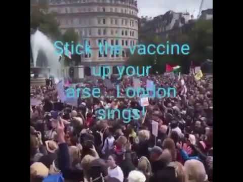 London sings "stick your poison vaccine up your ass" new single by the public