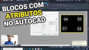 Criar um BLOCO COM ATRIBUTO no AutoCAD