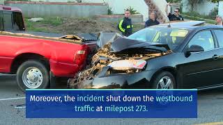 1 PERSON KILLED AND 4 INJURED IN SINGLE-VEHICLE CRASH ON INTERSTATE 10 AND MILEPOST 273 [TUCSON, AZ]
