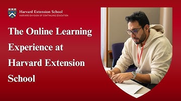 The Online Learning Experience at Harvard Extension School