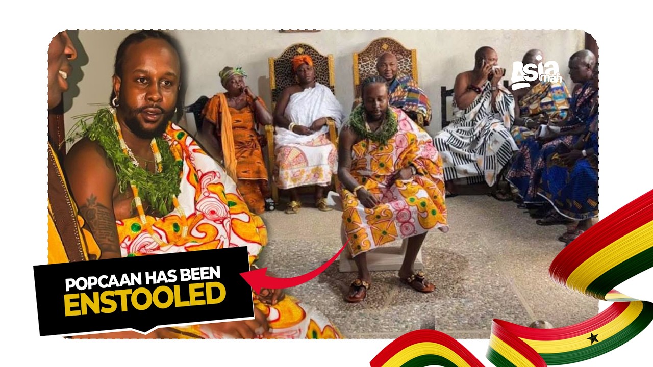 Popcaan Has Been Enstooled As A Chief And Has Been Given A Ghanaian Name.