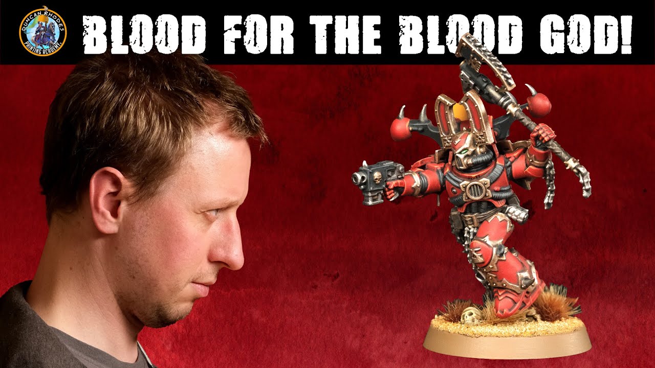 Montgomery oversættelse sådan How to Paint Khorne Berzerkers for Warhammer 40,000 | Duncan Rhodes -  YouTube