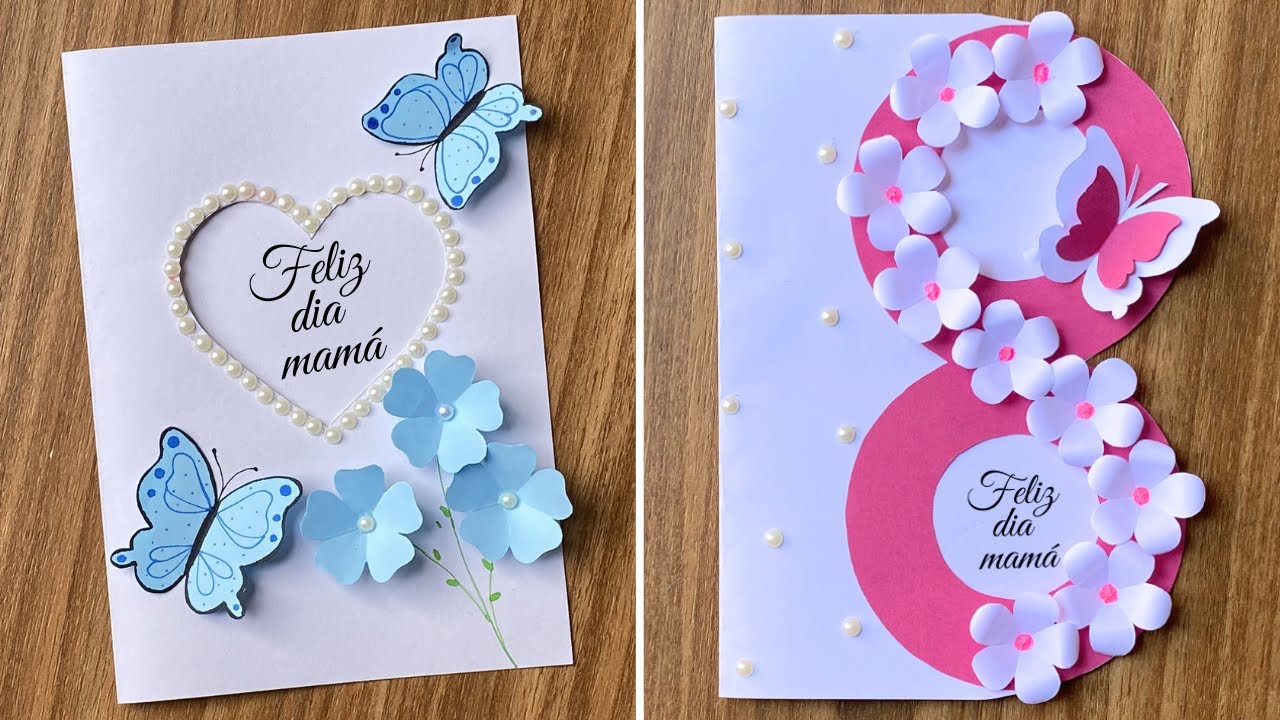 2 Hermosas Tarjetas para Mamá 💐 Ideas Fáciles para el Día de la Madre | Mother’s Day Card