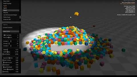 Messing around in the NVIDIA Flex demo