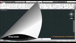AutoCAD 2D Basics - Tutorial to draw a simple floor plan (Fast and efective!) PART 1